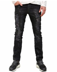 dunkelblaue Jeans mit Destroyed-Effekten von Redbridge