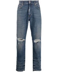dunkelblaue Jeans mit Destroyed-Effekten von Represent