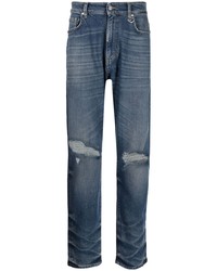 dunkelblaue Jeans mit Destroyed-Effekten von Represent