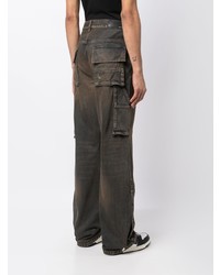 dunkelblaue Jeans mit Destroyed-Effekten von Amiri