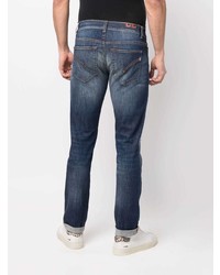 dunkelblaue Jeans mit Destroyed-Effekten von Dondup