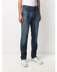 dunkelblaue Jeans mit Destroyed-Effekten von Just Cavalli