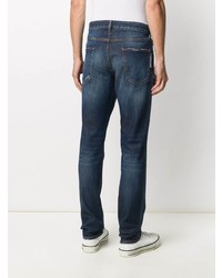 dunkelblaue Jeans mit Destroyed-Effekten von Just Cavalli