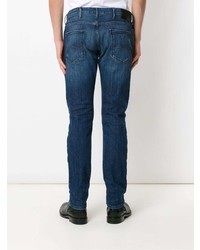 dunkelblaue Jeans mit Destroyed-Effekten von Emporio Armani