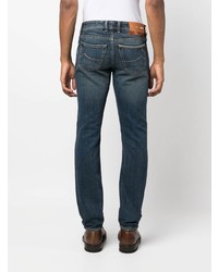 dunkelblaue Jeans mit Destroyed-Effekten von Jacob Cohen