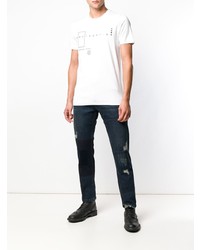 dunkelblaue Jeans mit Destroyed-Effekten von Diesel Black Gold