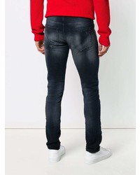 dunkelblaue Jeans mit Destroyed-Effekten von Dondup