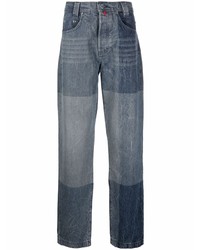 dunkelblaue Jeans mit Flicken von 032c