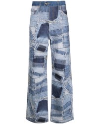 dunkelblaue Jeans mit Flicken von Andersson Bell