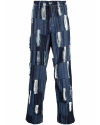 dunkelblaue Jeans mit Flicken von Charles Jeffrey Loverboy