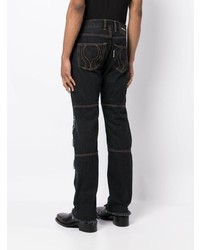 dunkelblaue Jeans mit Flicken von JORDANLUCA