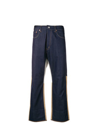 dunkelblaue Jeans mit Flicken von Junya Watanabe