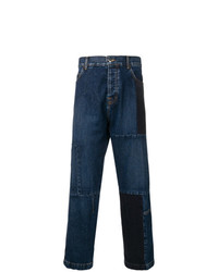 dunkelblaue Jeans mit Flicken von McQ Alexander McQueen