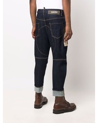 dunkelblaue Jeans mit Flicken von DSQUARED2