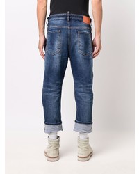 dunkelblaue Jeans mit Flicken von DSQUARED2