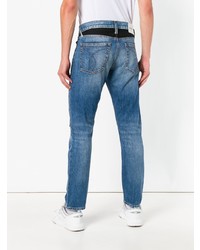 dunkelblaue Jeans mit Flicken von Calvin Klein Jeans