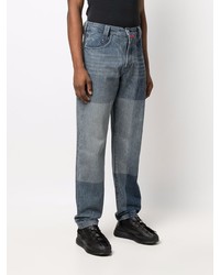 dunkelblaue Jeans mit Flicken von 032c