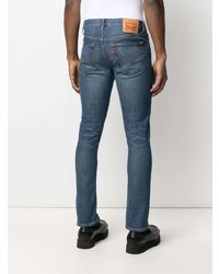 dunkelblaue Jeans mit Flicken von Junya Watanabe