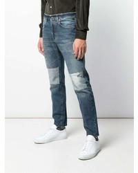 dunkelblaue Jeans mit Flicken von Golden Goose