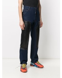 dunkelblaue Jeans mit Flicken von DUOltd