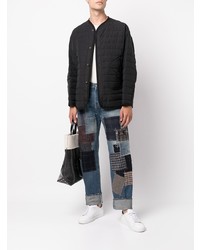 dunkelblaue Jeans mit Flicken von Junya Watanabe MAN