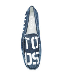 dunkelblaue Jeans Mokassins von Tod's