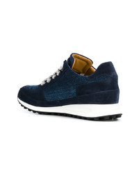 dunkelblaue Jeans niedrige Sneakers von DSQUARED2