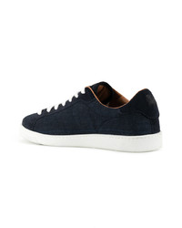 dunkelblaue Jeans niedrige Sneakers von DSQUARED2