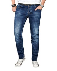 dunkelblaue Jeans von Alessandro Salvarini