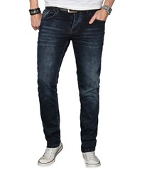 dunkelblaue Jeans von Alessandro Salvarini