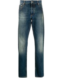 dunkelblaue Jeans von Alexander McQueen