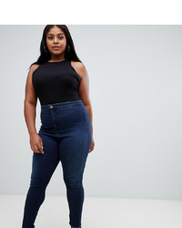 dunkelblaue Jeans von Asos Curve