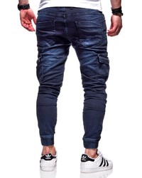 dunkelblaue Jeans von behype