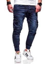 dunkelblaue Jeans von behype