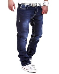 dunkelblaue Jeans von behype