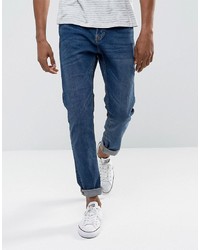 dunkelblaue Jeans von Bershka