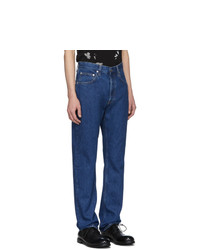 dunkelblaue Jeans von Helmut Lang