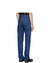 dunkelblaue Jeans von Helmut Lang