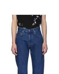 dunkelblaue Jeans von Helmut Lang