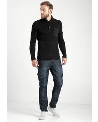 dunkelblaue Jeans von Crosshatch