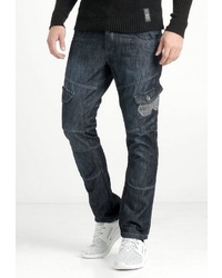 dunkelblaue Jeans von Crosshatch