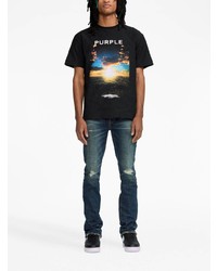 dunkelblaue Jeans von purple brand