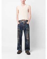 dunkelblaue Jeans von Junya Watanabe MAN