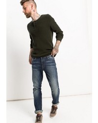 dunkelblaue Jeans von H.I.S