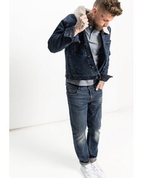 dunkelblaue Jeans von H.I.S