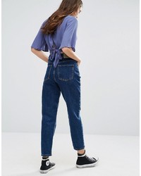 dunkelblaue Jeans von Pull&Bear