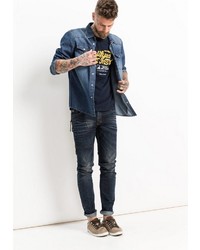 dunkelblaue Jeans von HIS JEANS