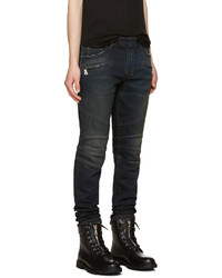 dunkelblaue Jeans von Balmain