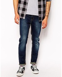 dunkelblaue Jeans