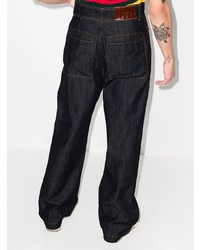 dunkelblaue Jeans von Wales Bonner